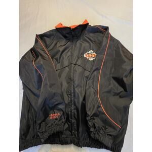 Vintage Super Bowl XXXV Tampa 2001 Jeff Hamilton Jacket Size XL NFL Football Y2K